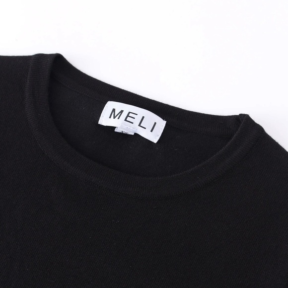 Fame on Central Meli Basic Crew Sweater in black size M - Picture 11 of 13